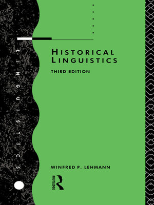 cover image of Historical Linguistics